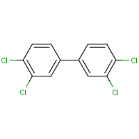 3,3',4,4'-Tetrachlorobiphenyl formula graphical representation