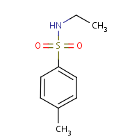N-Ethyl-p-toluenesulfonamide formula graphical representation