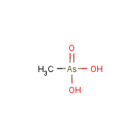 Methanearsonic acid formula graphical representation