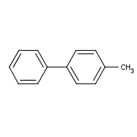 4-Methylbiphenyl formula graphical representation
