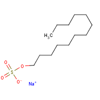 Sodium tridecyl sulfate formula graphical representation