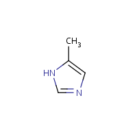 4-Methylimidazole formula graphical representation