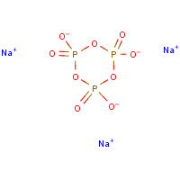 Sodium trimetaphosphate formula graphical representation
