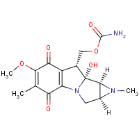 Mitomycin B formula graphical representation