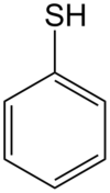 Benzenethiol formula graphical representation