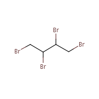 1,2,3,4-Tetrabromobutane formula graphical representation