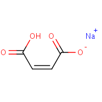 Monosodium maleate formula graphical representation
