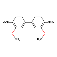 3,3'-Dimethoxybenzidine-4,4'-diisocyanate formula graphical representation