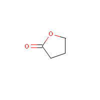 Butyrolactone formula graphical representation