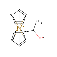 alpha-Methylferrocenemethanol formula graphical representation