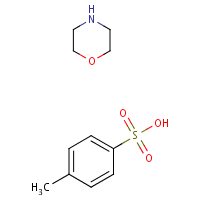 Morpholine, 4-methylbenzenesulfonate formula graphical representation