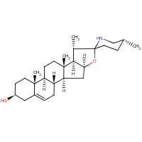 Solasodine formula graphical representation