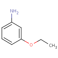 m-Phenetidine formula graphical representation