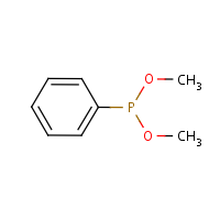 Dimethyl phenylphosphonite formula graphical representation