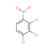1,2,3-Trichloro-4-nitrobenzene formula graphical representation