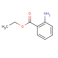 Ethyl anthranilate formula graphical representation
