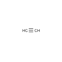 Acetylene formula graphical representation