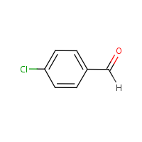 4-Chlorobenzaldehyde formula graphical representation