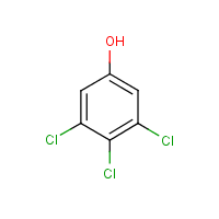 3,4,5-Trichlorophenol formula graphical representation