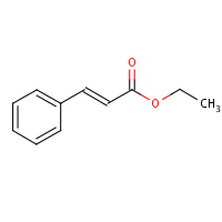 Ethyl cinnamate formula graphical representation