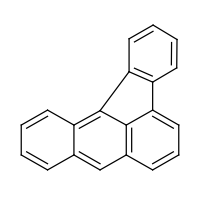 Benzo(a)fluoranthene formula graphical representation