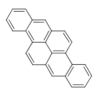 Dibenzopyrene formula graphical representation