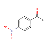 4-Nitrobenzaldehyde formula graphical representation