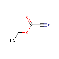 Ethyl cyanoformate formula graphical representation