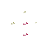 Thulium sulfide formula graphical representation