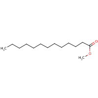 Tridecanoic acid, methyl ester formula graphical representation