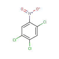 1,2,4-Trichloro-5-nitrobenzene formula graphical representation