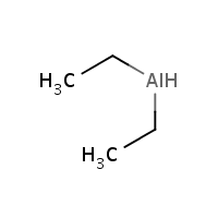 Diethylaluminum hydride formula graphical representation