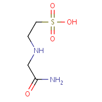 N-(2-Acetamido)-2-aminoethanesulfonic acid formula graphical representation
