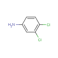 3,4-Dichloroaniline formula graphical representation