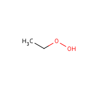 Ethyl hydroperoxide formula graphical representation
