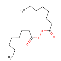 Caprylyl peroxide formula graphical representation