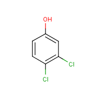 3,4-Dichlorophenol formula graphical representation