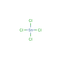 Stannic chloride formula graphical representation
