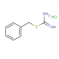 S-Benzylthiuronium chloride formula graphical representation