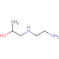 1-((2-Aminoethyl)amino)-2-propanol formula graphical representation