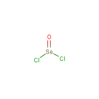 Selenium oxychloride formula graphical representation