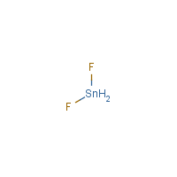Stannous fluoride formula graphical representation