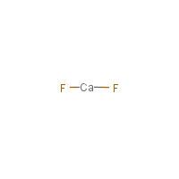 Calcium fluoride formula graphical representation