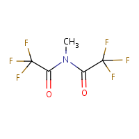 N-Methyl-bis(trifluoroacetamide) formula graphical representation