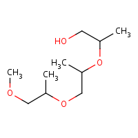 Tripropylene glycol methyl ether formula graphical representation