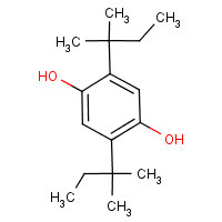 2,5-Di-t-pentylhydroquinone formula graphical representation