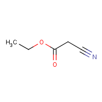 Ethyl cyanoacetate formula graphical representation