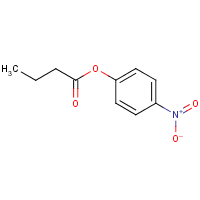4-Nitrophenyl butyrate formula graphical representation