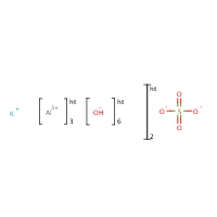 Alunite formula graphical representation