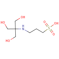 3-(Tris(hydroxymethyl)methylamino)-1-propanesulfonic acid formula graphical representation